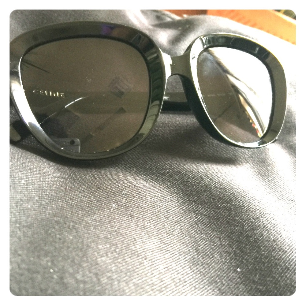 Celine black sunglasses.
